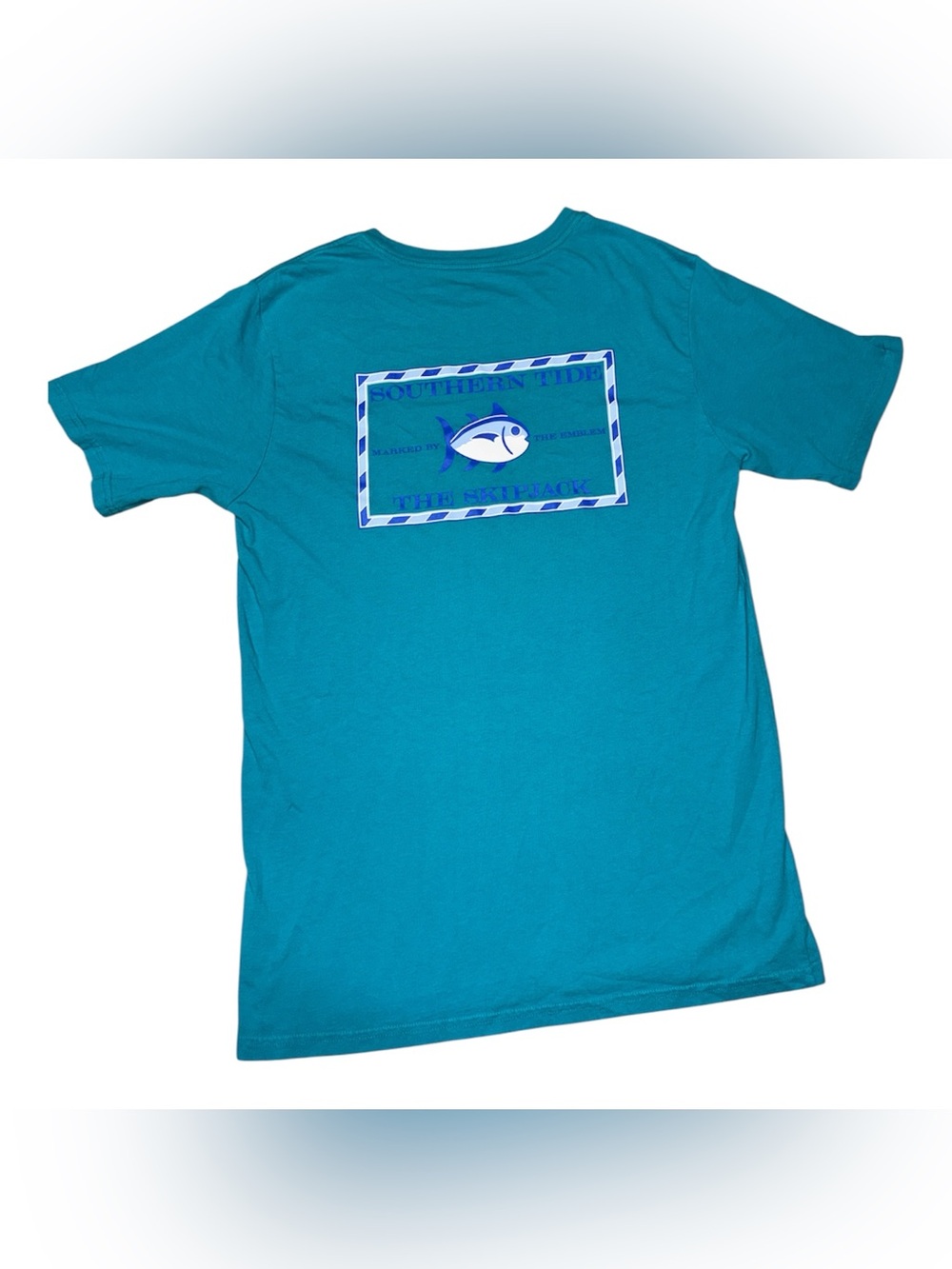 Southern Tide Teal Skipjack Tee - Size S